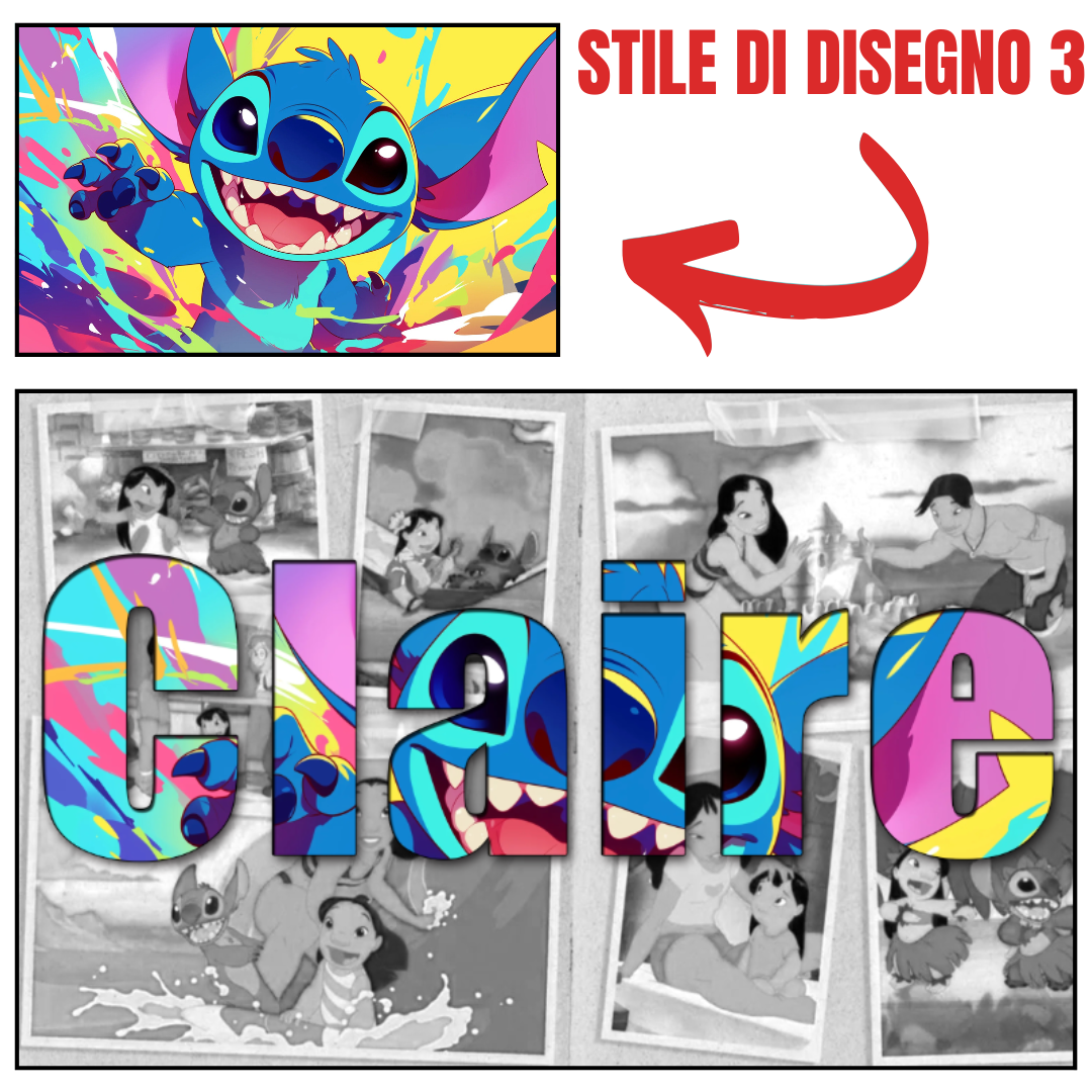 Disegno Personalizzato Ohana