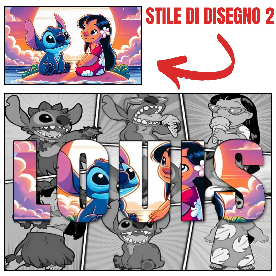 Disegno Personalizzato Ohana